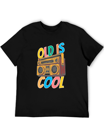 Retro Boombox T-Shirt - Old is Cool Graphic Tee
