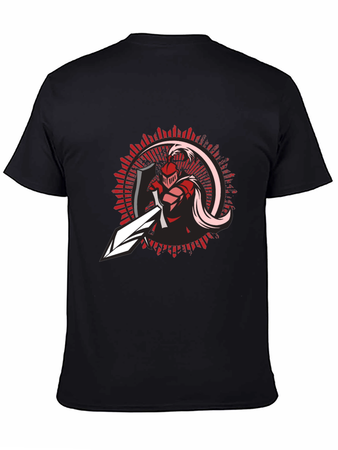 Knight Graphic Black T-Shirt