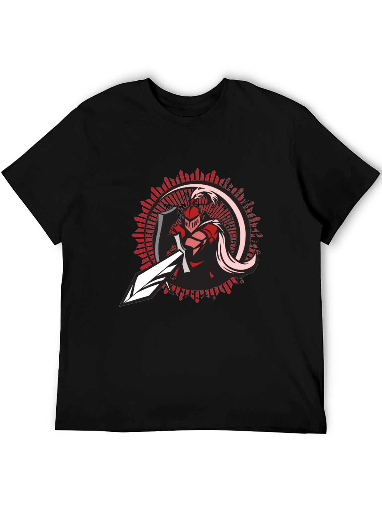 Knight Graphic Black T-Shirt