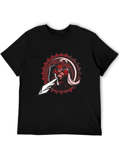 Knight Graphic Black T-Shirt