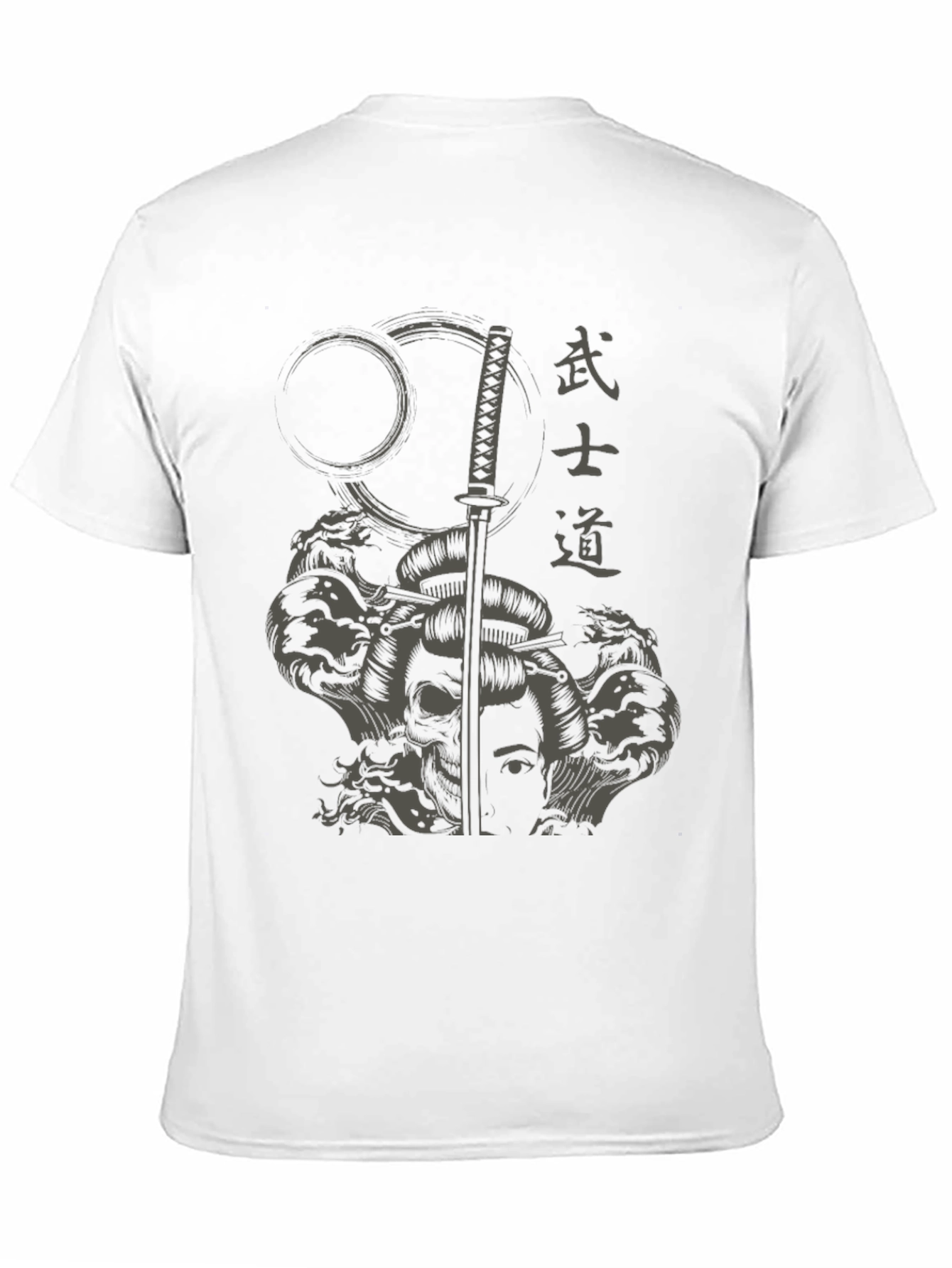 Bushido Samurai Graphic Tee - Mens Black T-Shirt