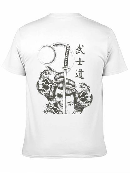 Bushido Samurai Graphic Tee - Mens Black T-Shirt