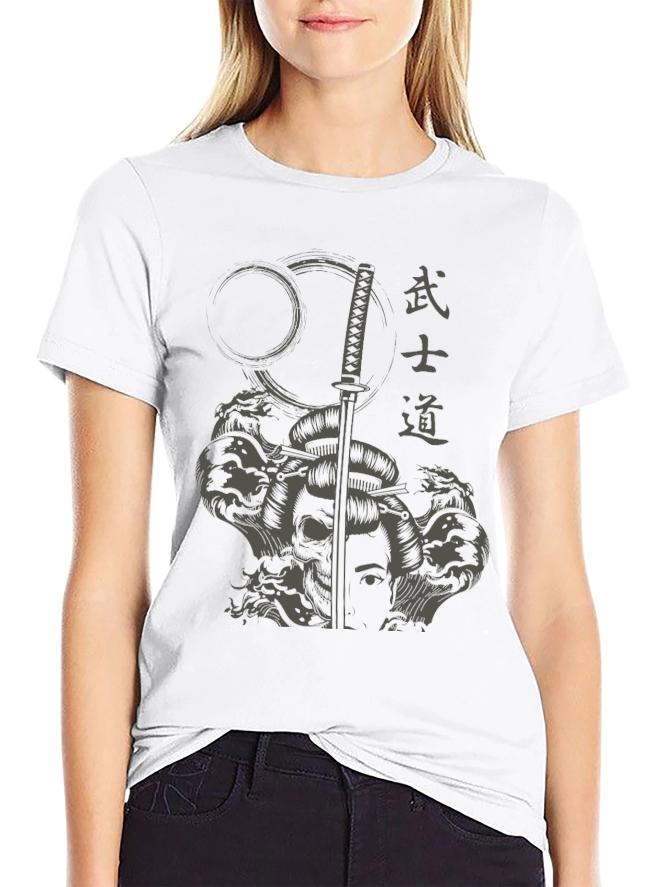 Bushido Samurai Graphic Tee - Mens Black T-Shirt