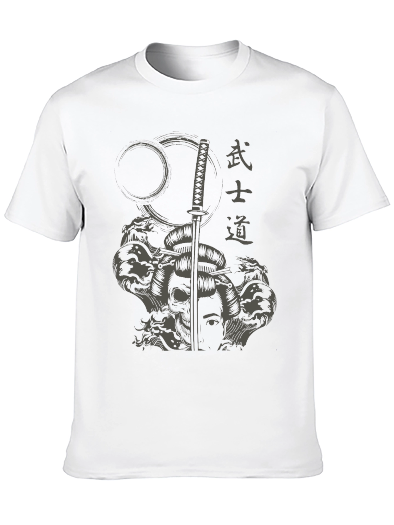 Bushido Samurai Graphic Tee - Mens Black T-Shirt