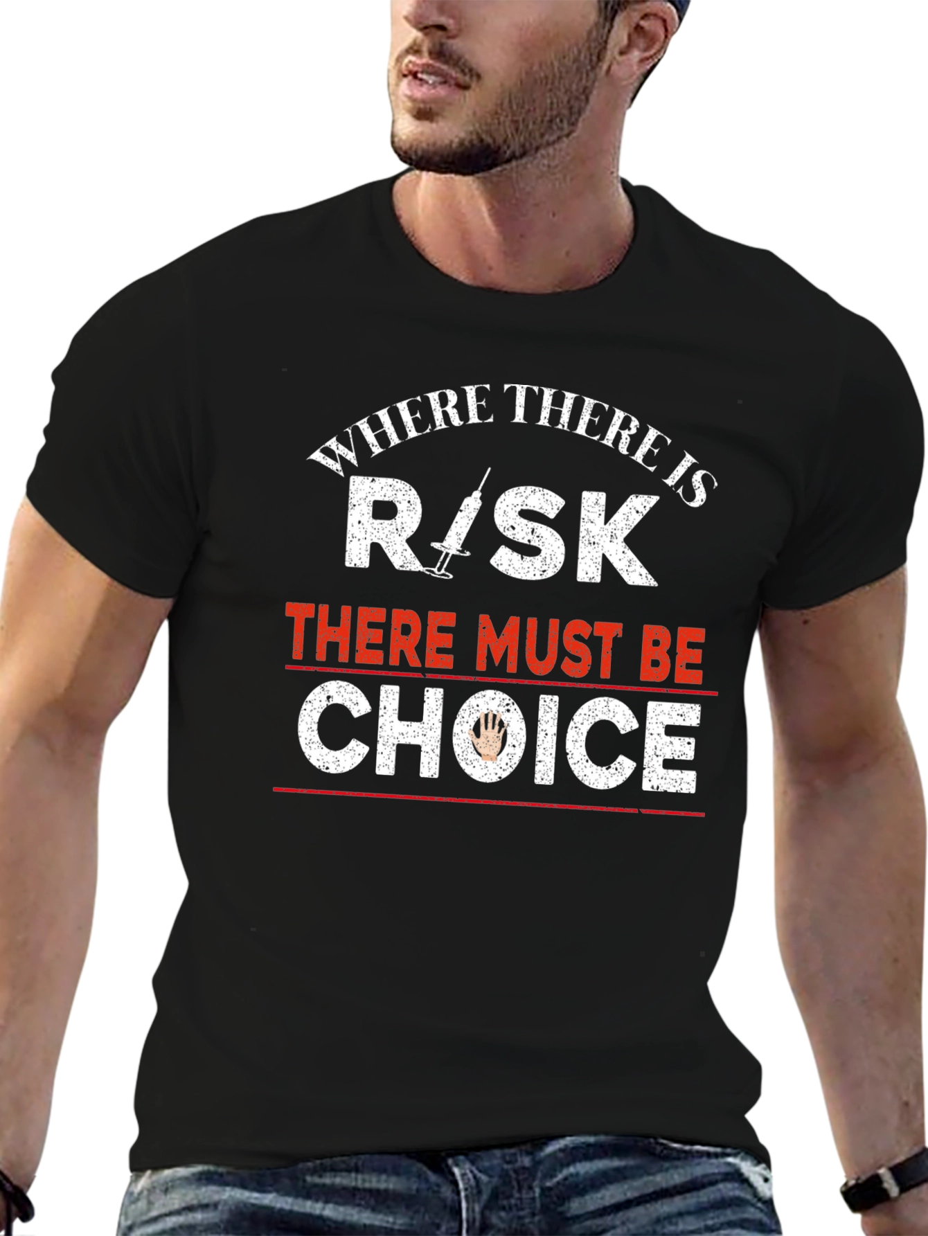 Risk Choice T-Shirt: Pro-Choice Advocacy Tee