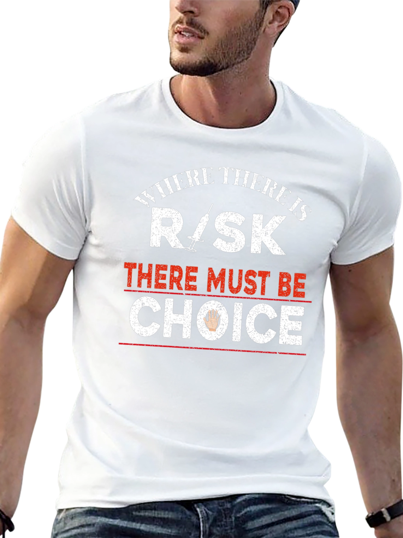 Risk Choice T-Shirt: Pro-Choice Advocacy Tee