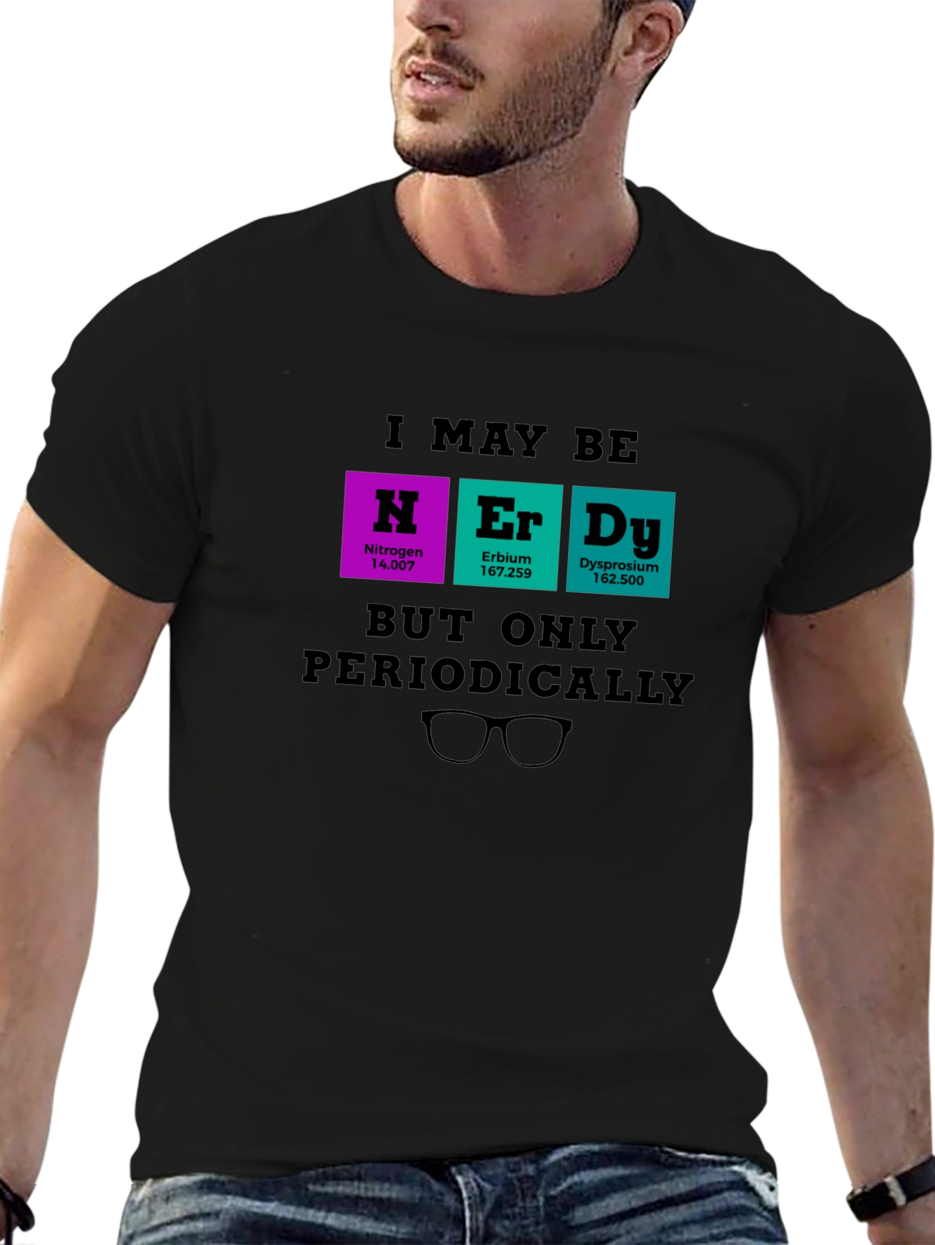 Nerdy Periodic Table T-Shirt - Science Humor Tee