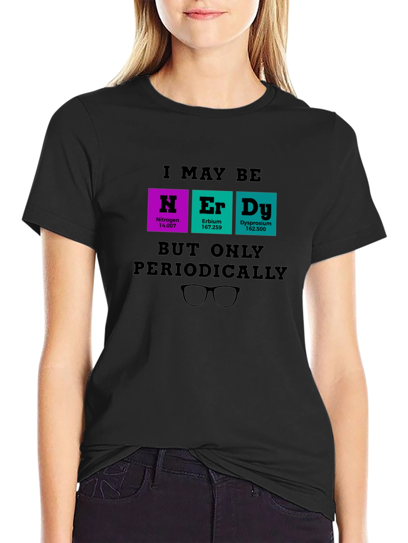 Nerdy Periodic Table T-Shirt - Science Humor Tee
