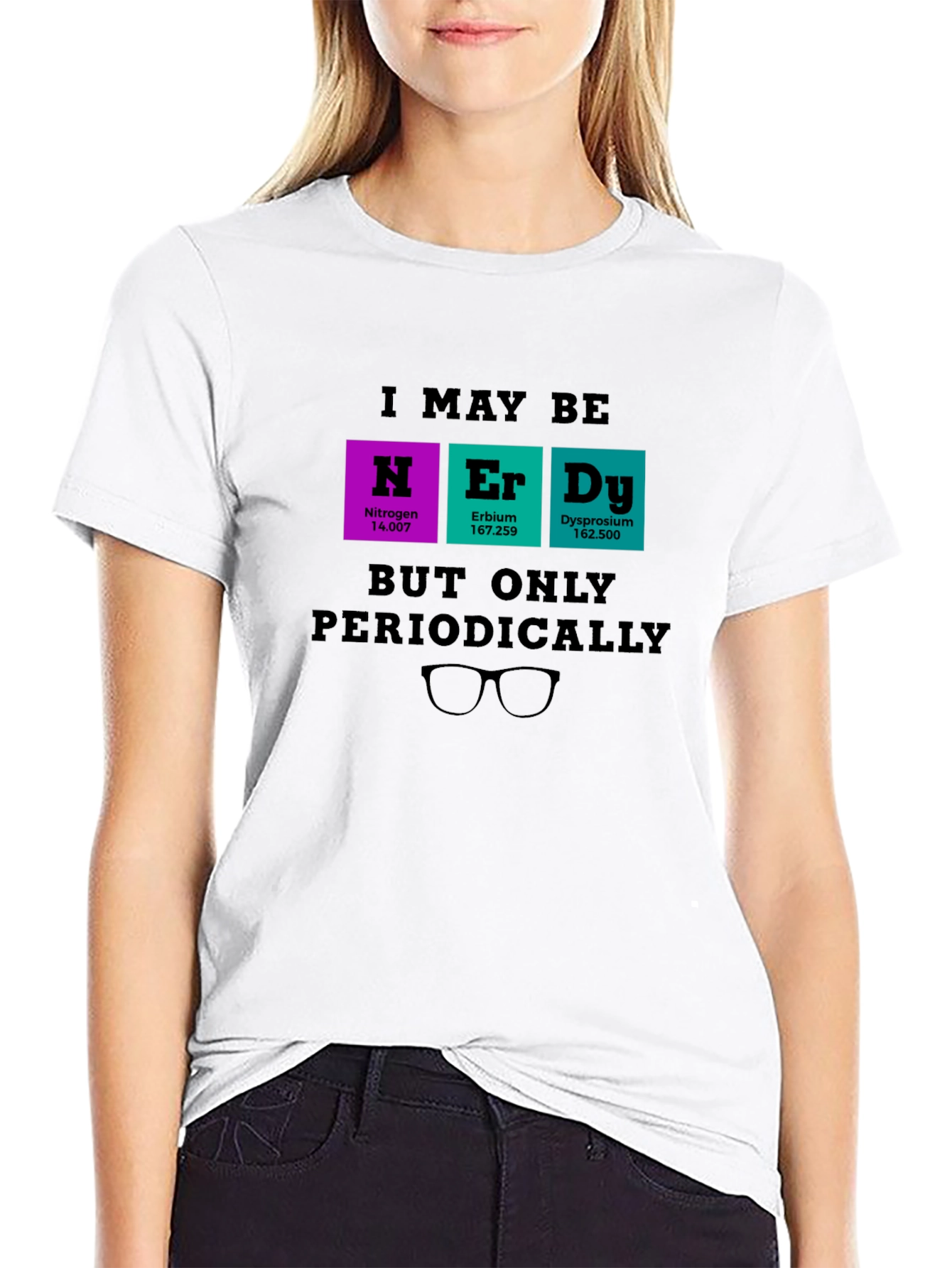 Nerdy Periodic Table T-Shirt - Science Humor Tee