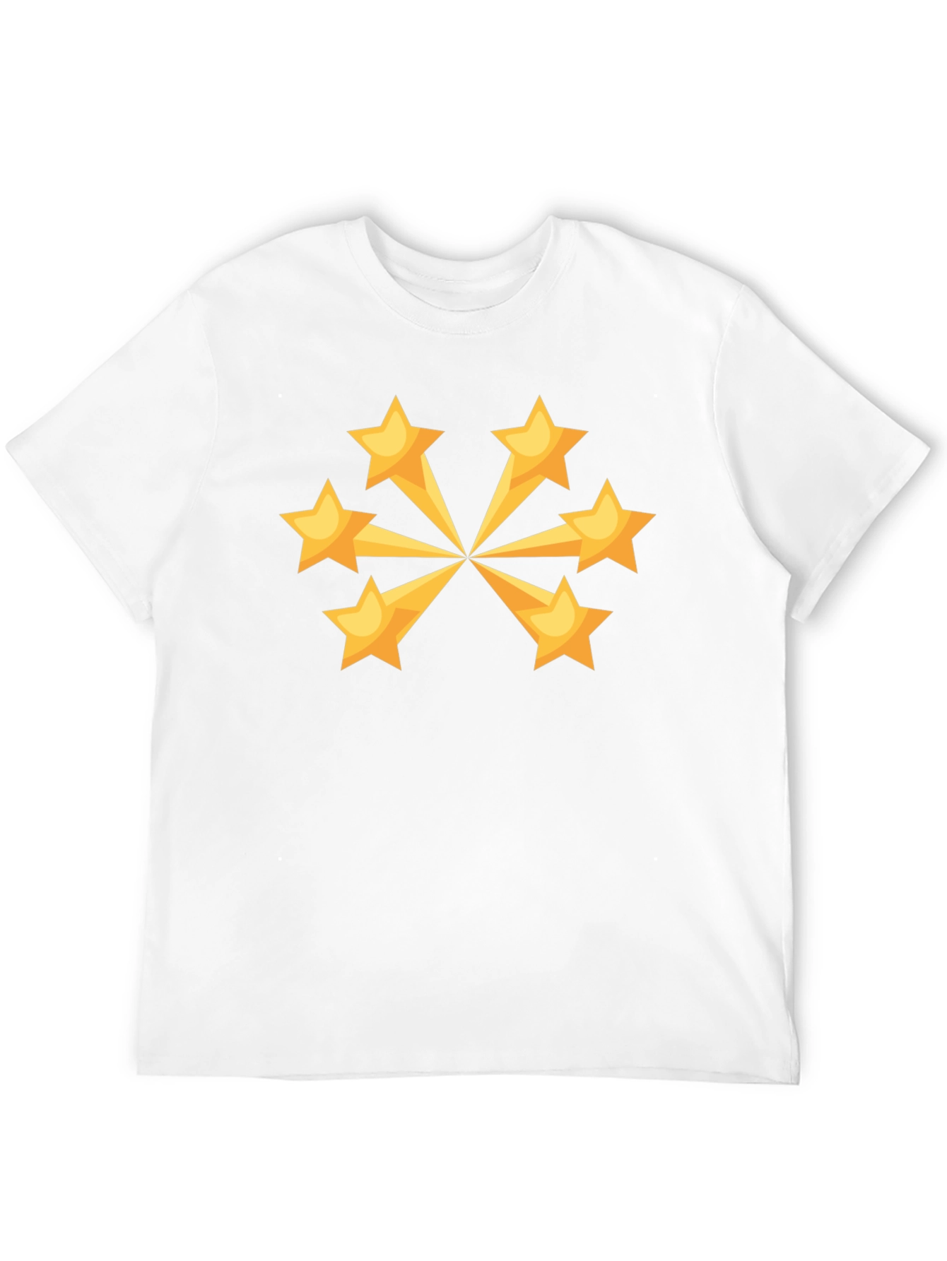 Starburst Tee - Stylish Black Cotton T-Shirt