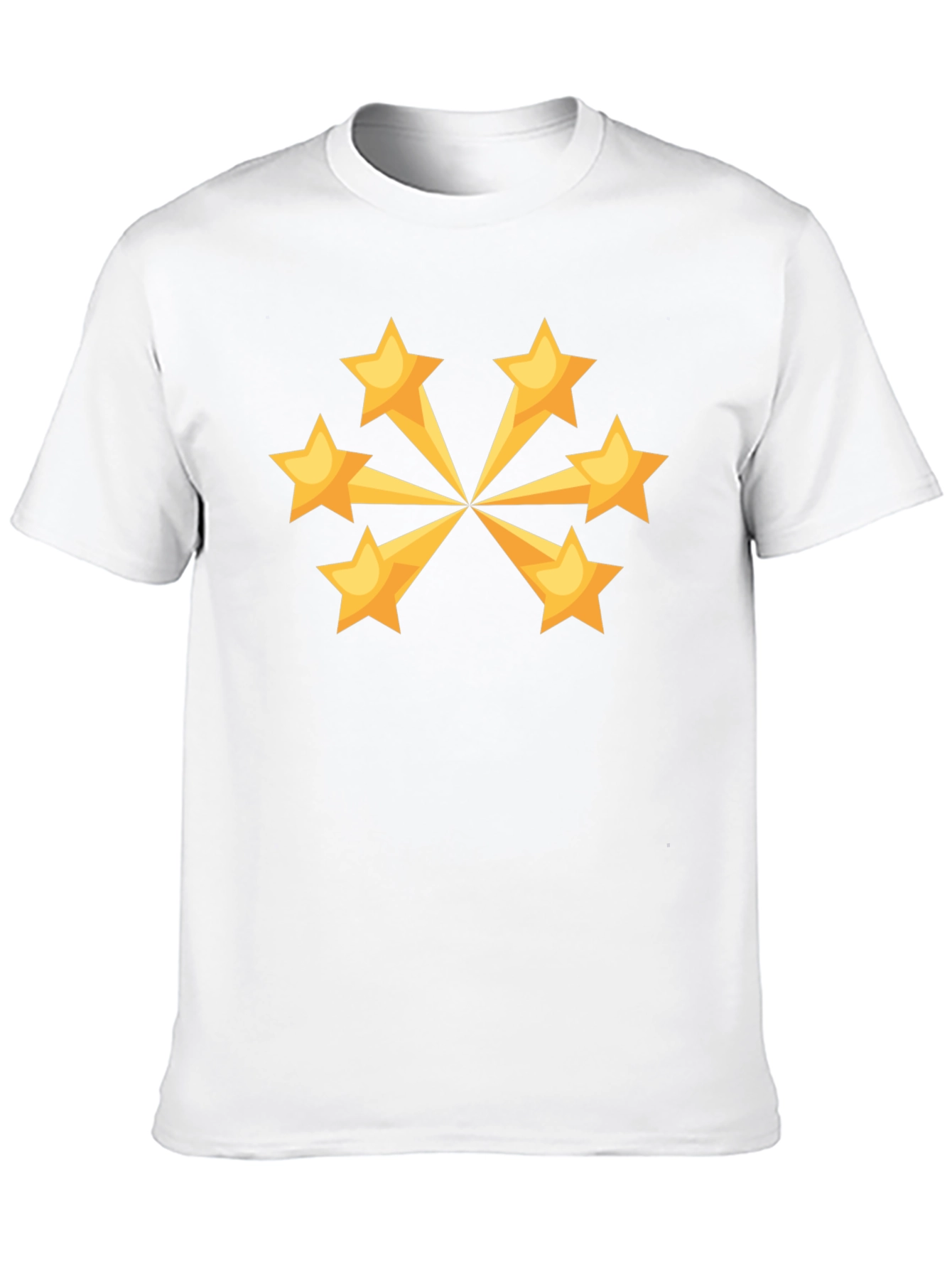 Starburst Tee - Stylish Black Cotton T-Shirt