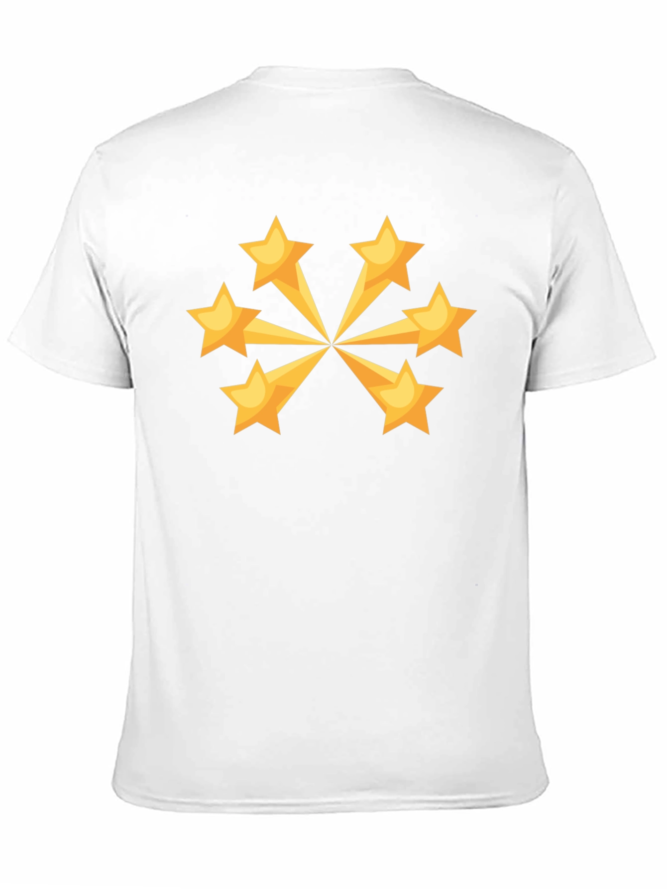 Starburst Tee - Stylish Black Cotton T-Shirt