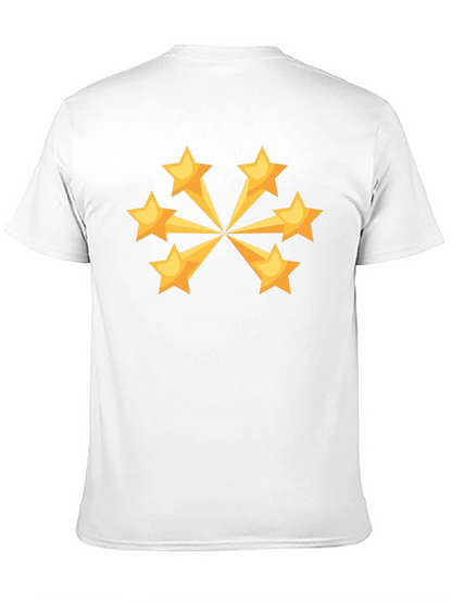 Starburst Tee - Stylish Black Cotton T-Shirt