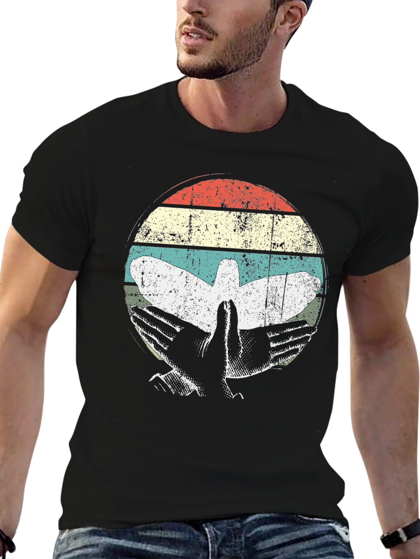 Retro Airplane Graphic T-Shirt
