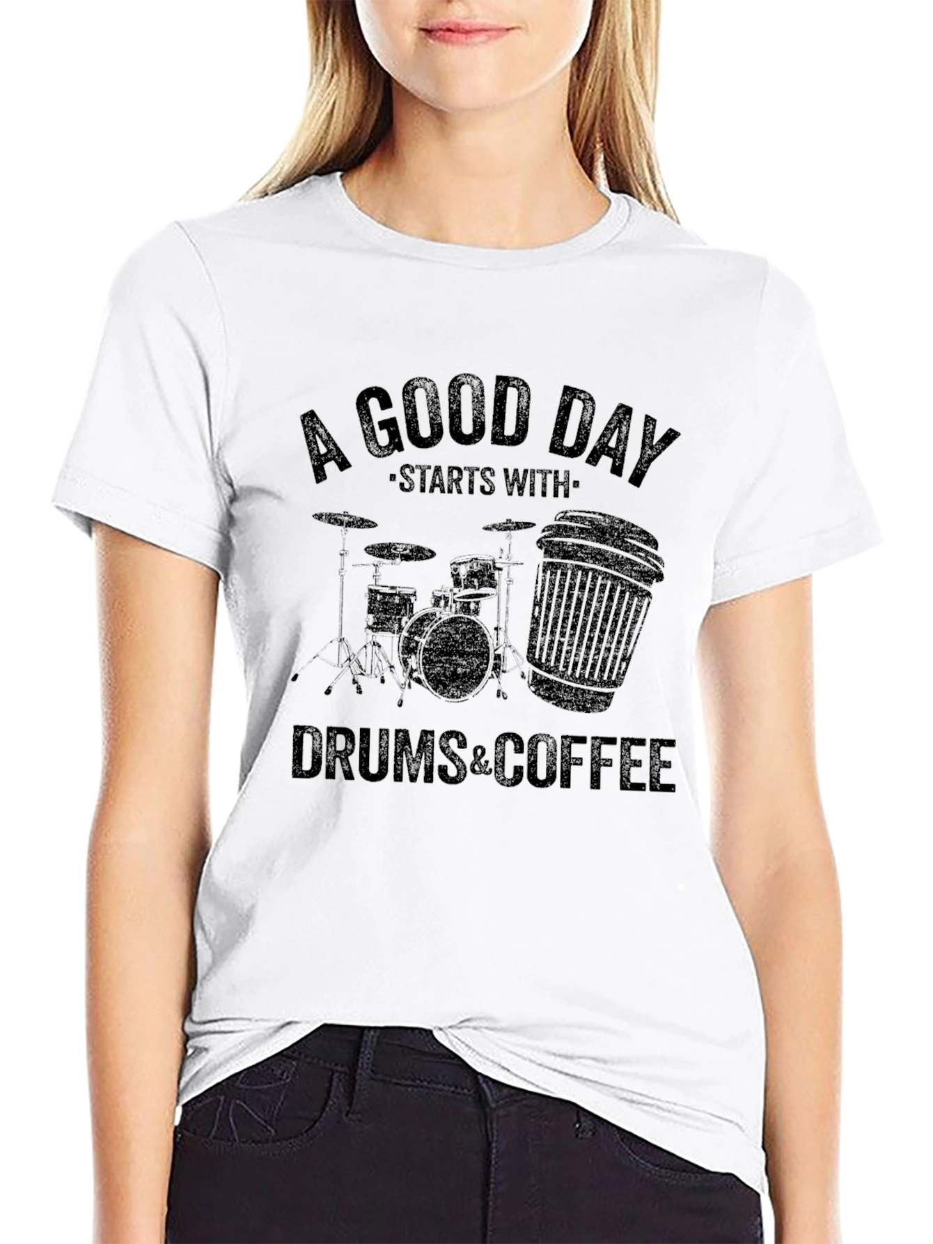 A Good Day Starts with Drums & Coffee T-Shirt