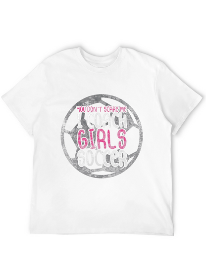Girls Soccer Coach Graphic T-Shirt