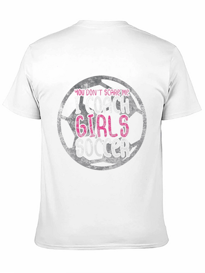 Girls Soccer Coach Graphic T-Shirt