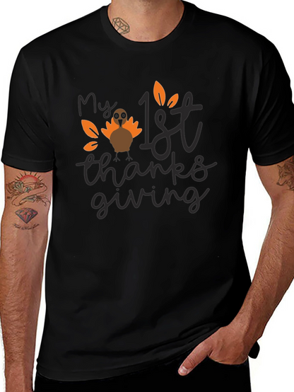 My First Thanksgiving Turkey Graphic T-Shirt