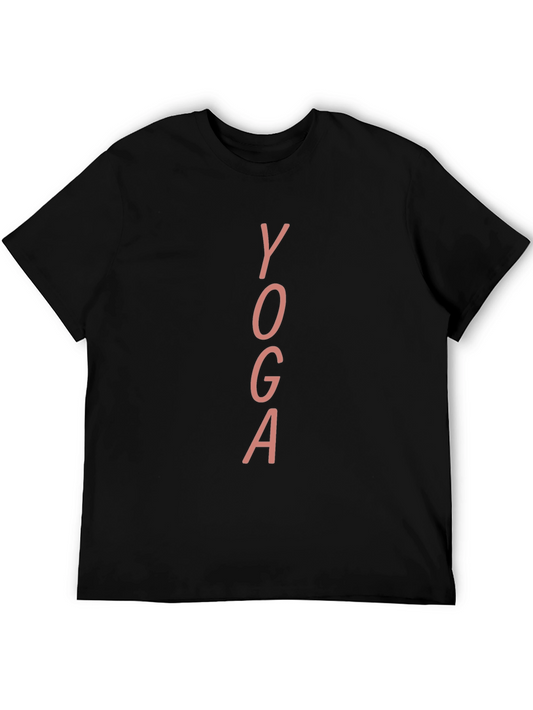 Yoga Graphic Tee - Black Stylish & Comfortable