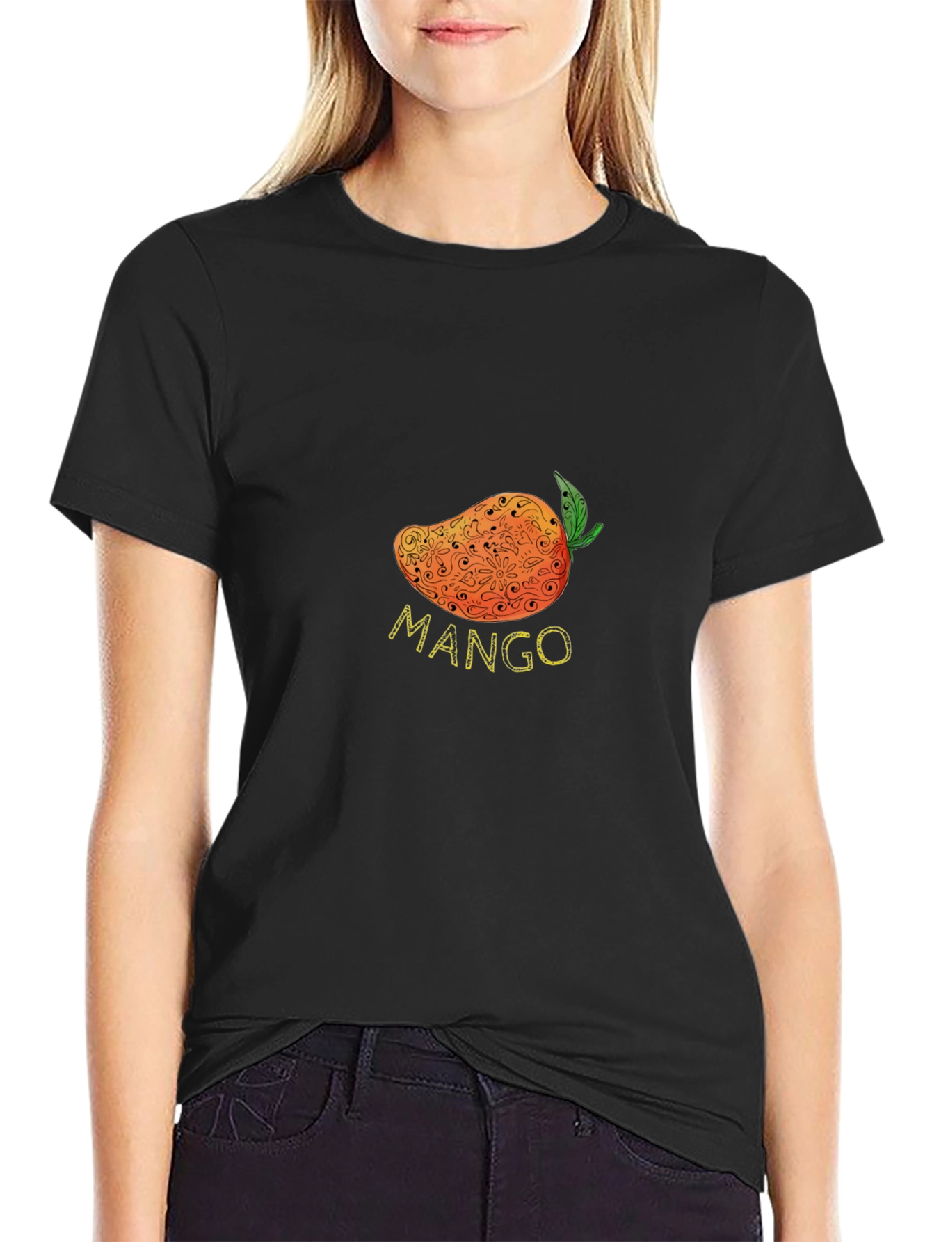 Mango Graphic Tee - Casual Comfort