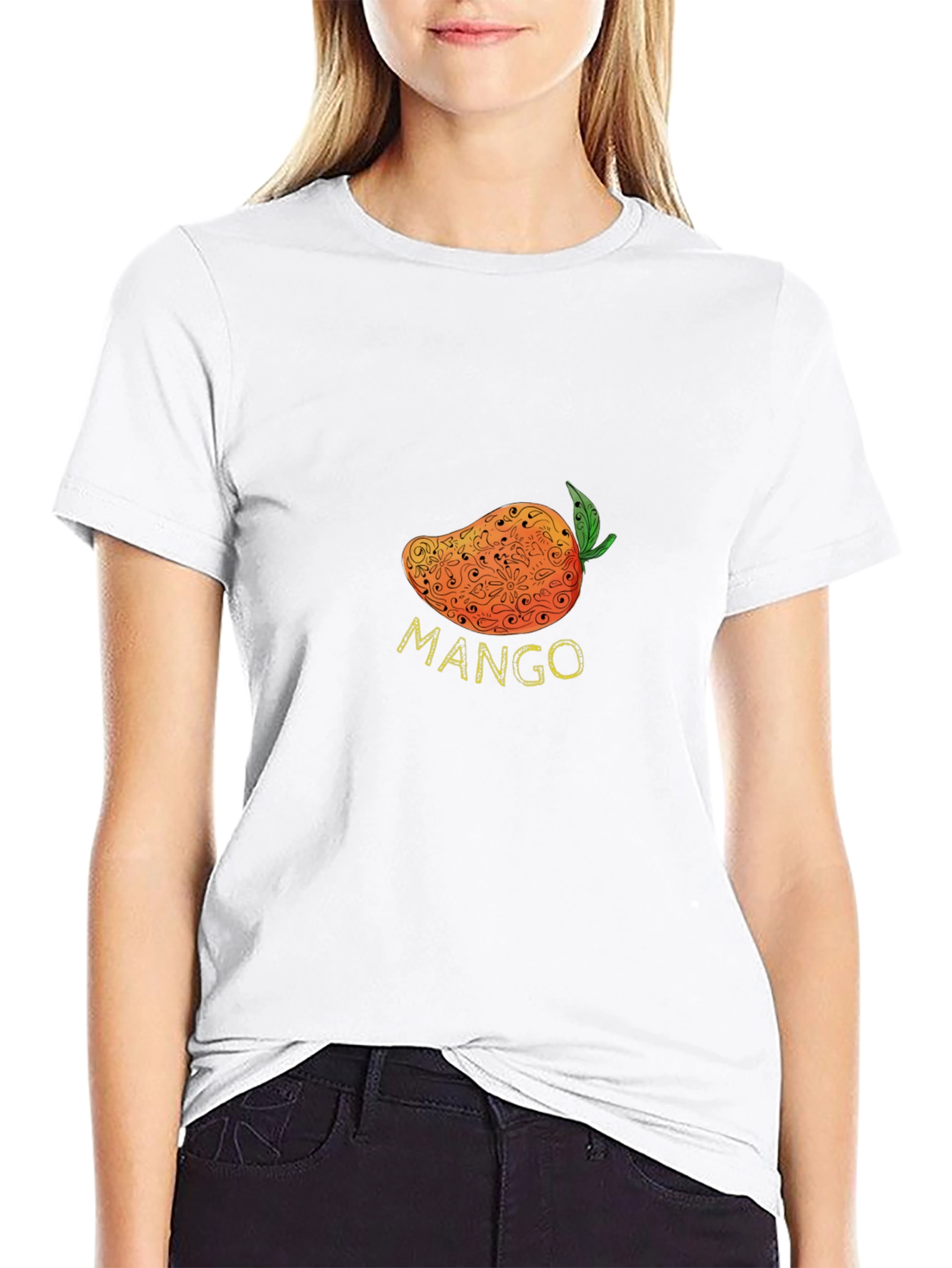 Mango Graphic Tee - Casual Comfort