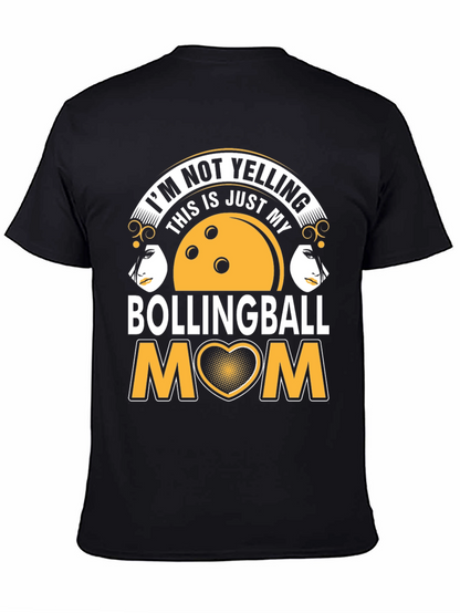 Bowling Ball Mom T-Shirt - Unique Graphic Tee