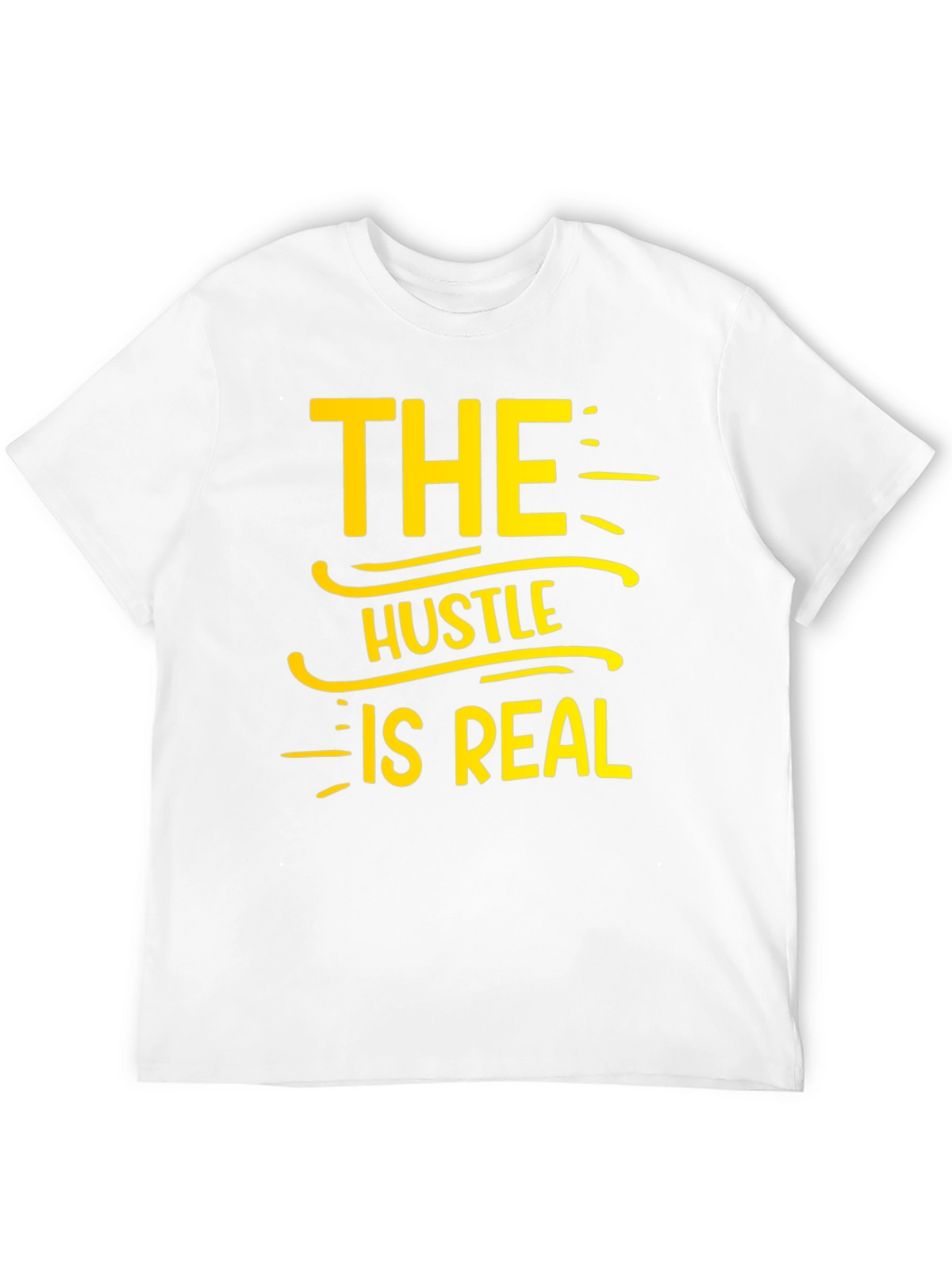 The Hustle Is Real T-Shirt - Black