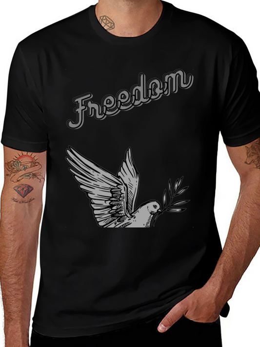 Freedom Dove Graphic Tee - Stylish & Comfortable T-Shirt