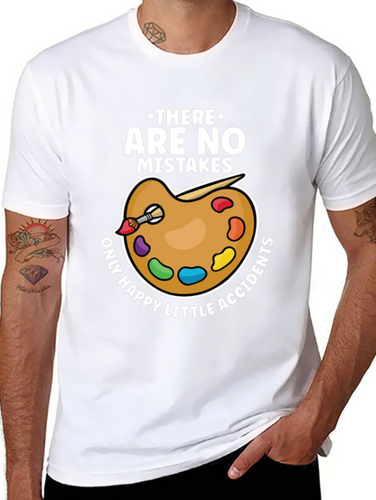 Art Lover T-Shirt - No Mistakes Happy Accidents