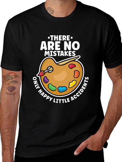 Art Lover T-Shirt - No Mistakes Happy Accidents