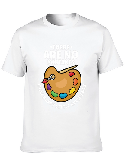 Art Lover T-Shirt - No Mistakes Happy Accidents