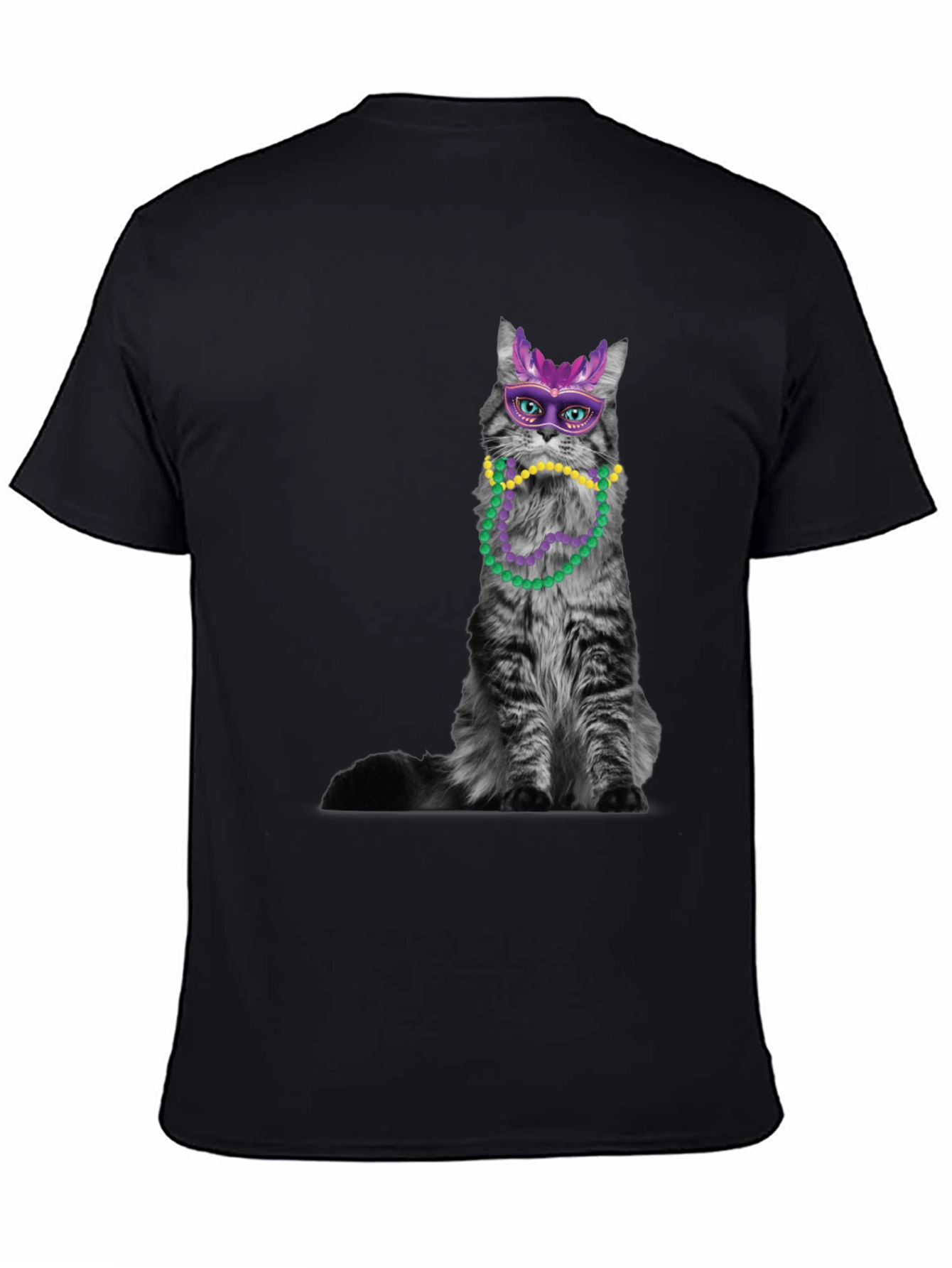 Mardi Gras Cat T-Shirt