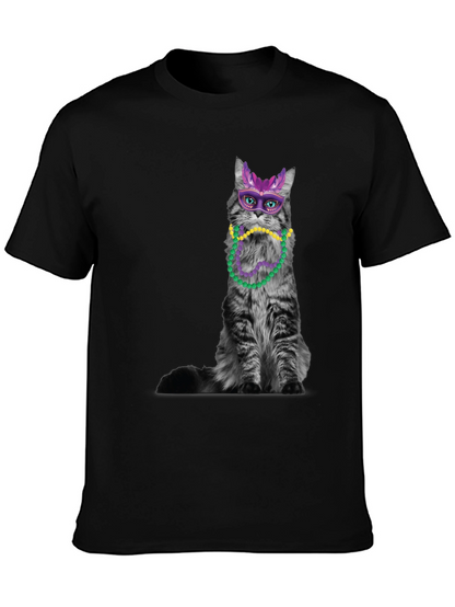 Mardi Gras Cat T-Shirt