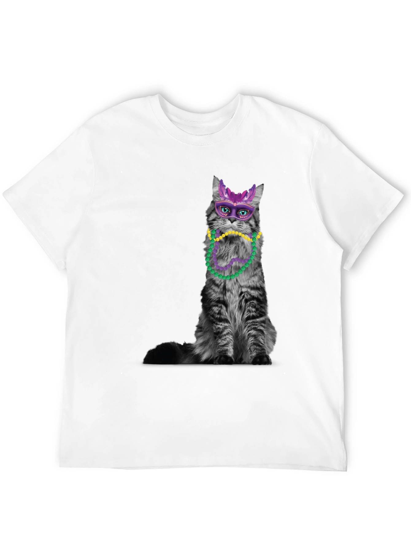 Mardi Gras Cat T-Shirt