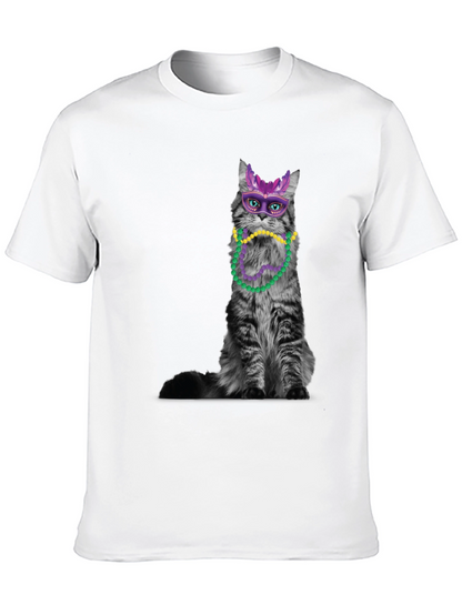 Mardi Gras Cat T-Shirt