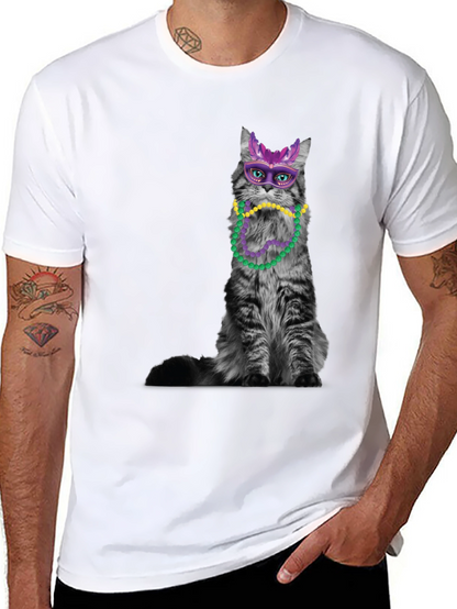 Mardi Gras Cat T-Shirt