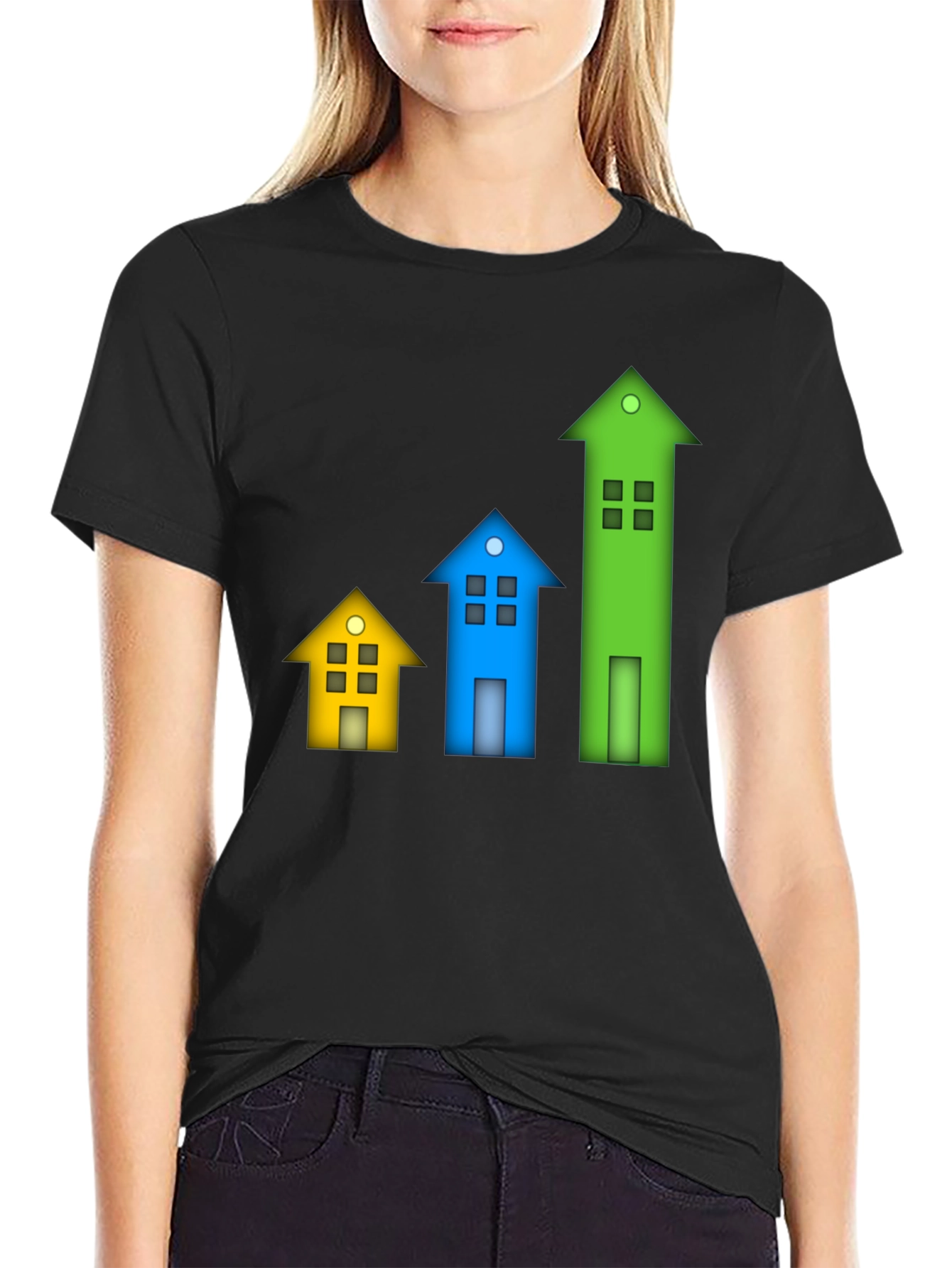 Colorful Growth House T-Shirt