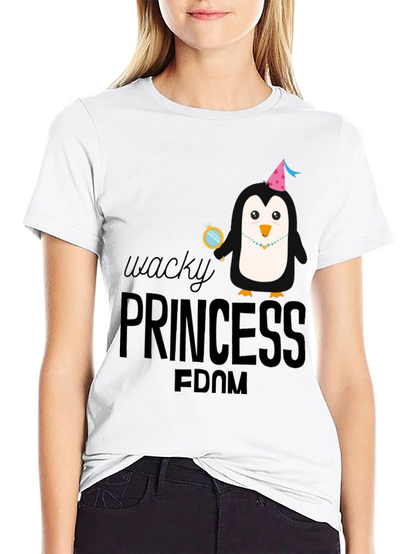 Wacky Princess-dom Penguin T-Shirt