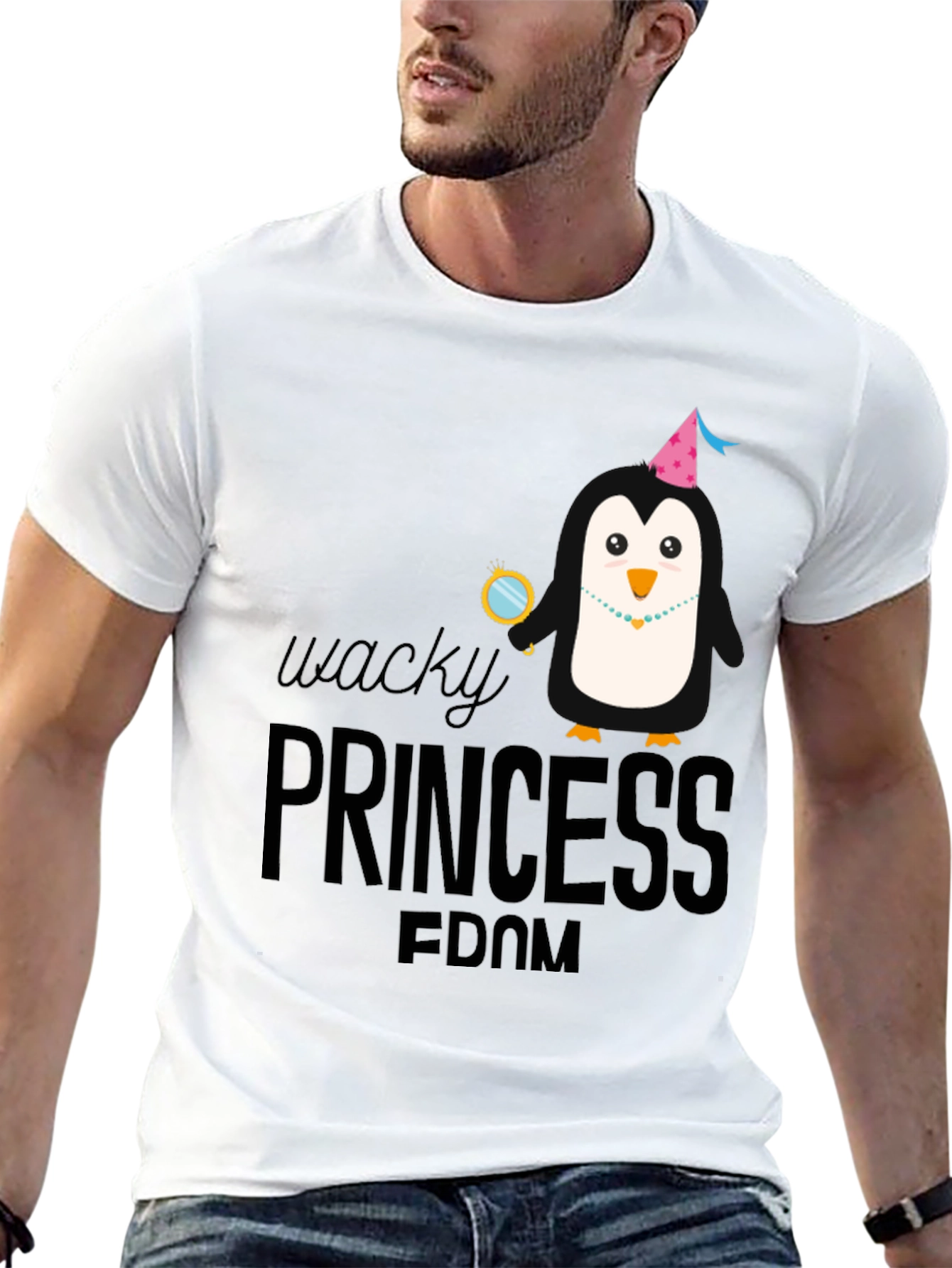 Wacky Princess-dom Penguin T-Shirt