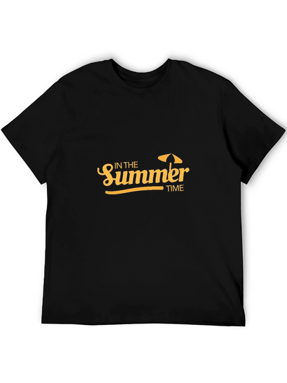 Summer Time Graphic Tee - Black