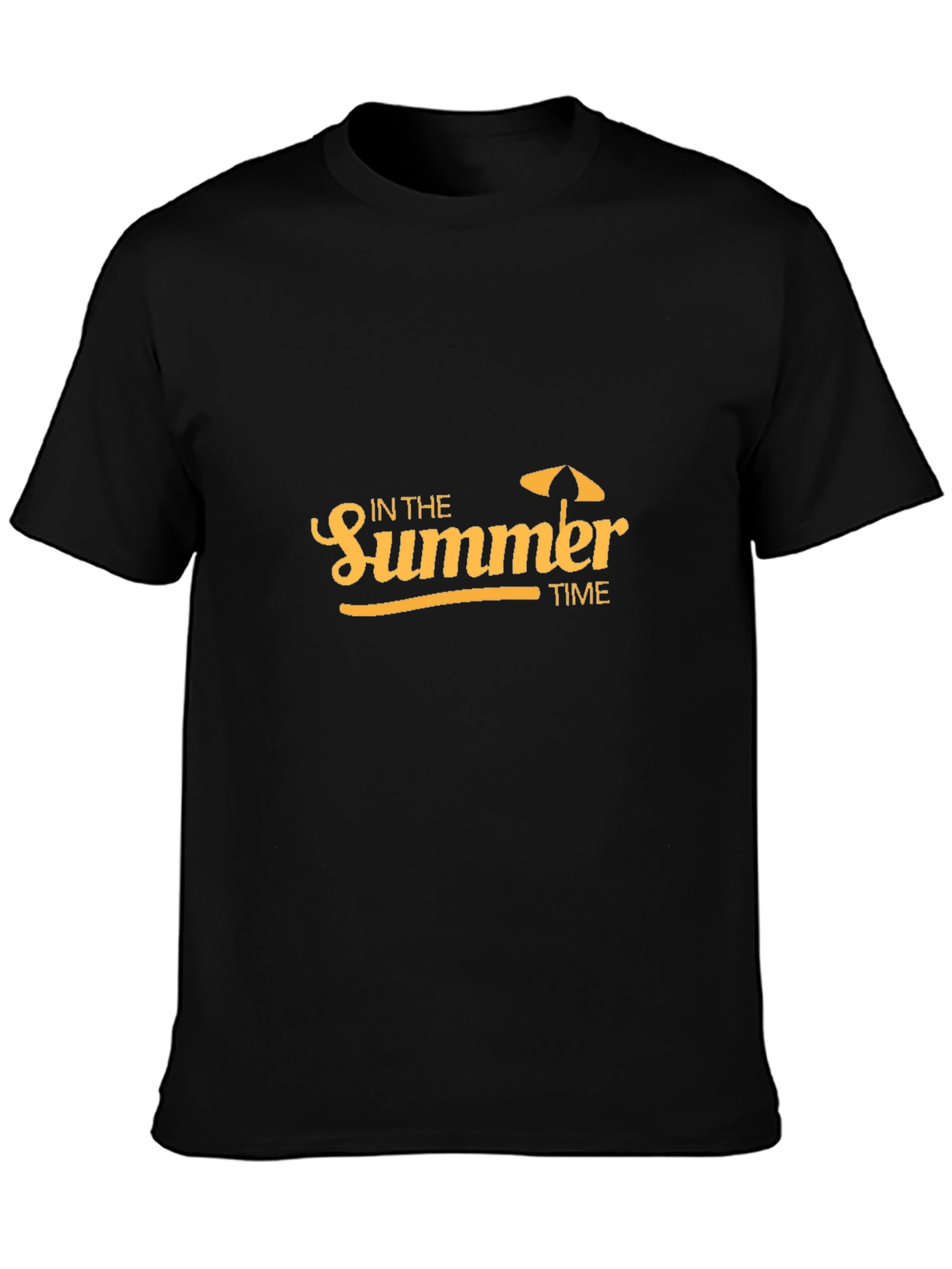 Summer Time Graphic Tee - Black