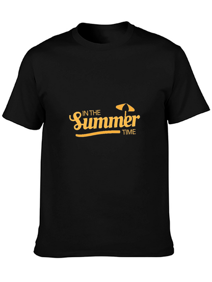 Summer Time Graphic Tee - Black
