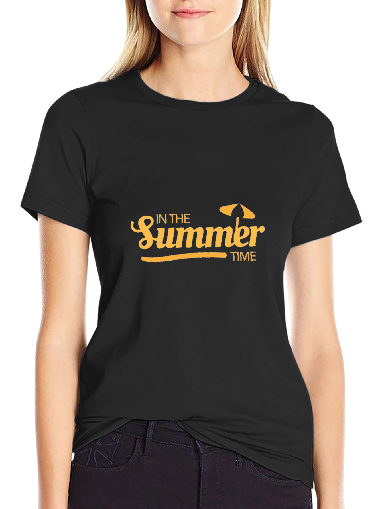 Summer Time Graphic Tee - Black