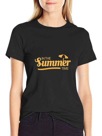 Summer Time Graphic Tee - Black