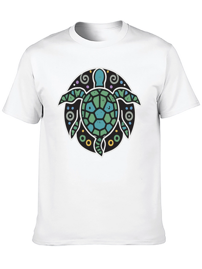 Turtle Graphic Tee - Coastal Style