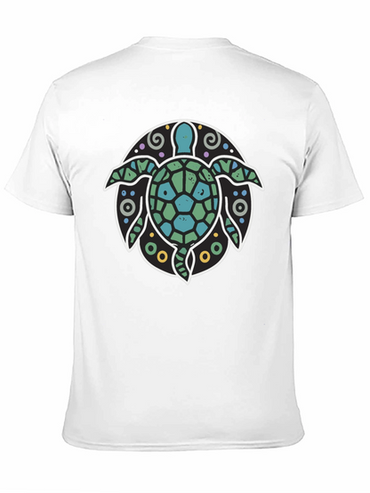 Turtle Graphic Tee - Coastal Style