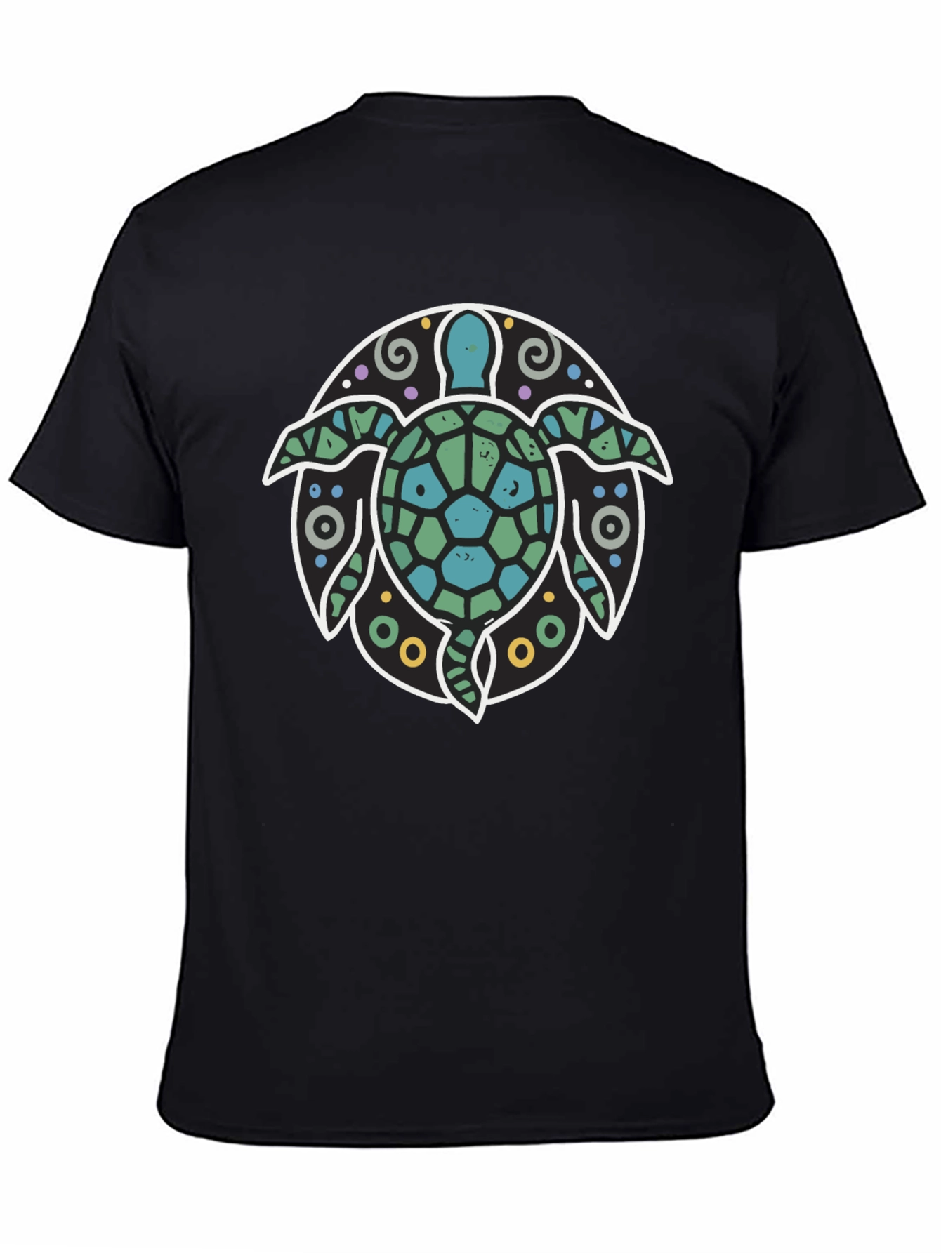 Turtle Graphic Tee - Coastal Style