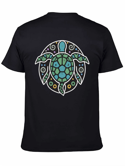 Turtle Graphic Tee - Coastal Style