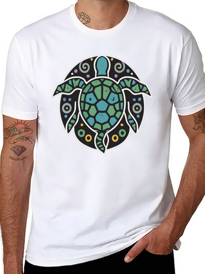 Turtle Graphic Tee - Coastal Style