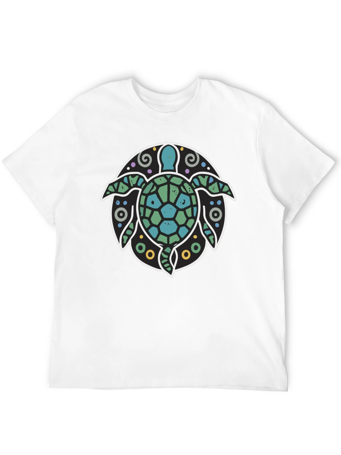 Turtle Graphic Tee - Coastal Style